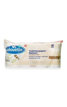 ALOUETTE-Туалетная бумага Alouette Balsam четырехслойная 8 шт-4305615548463-
