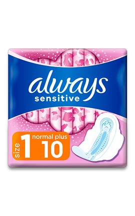 ALWAYS-Прокладки женские гигиенические Always Ultra Sens Normal Plus 10 шт-4015400213857-