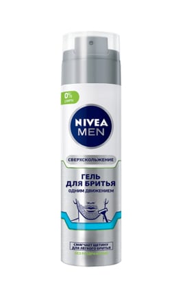 NIVEA-Гель для легкого гоління Nivea Men без спирту для чутливої шкіри 200 мл-4005900649874-