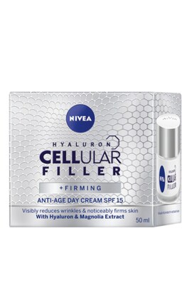 NIVEA-Крем для лица Nivea Hyaluron Cellular Filler дневной антивозрастной филлер против морщин 50 мл-4005900134264-