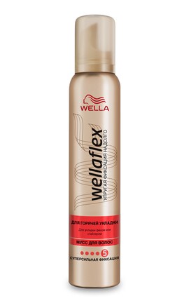 WELLAFLEX-Піна для укладки волосся Wellaflex для гарячої укладки 200 мл-4064666230900-