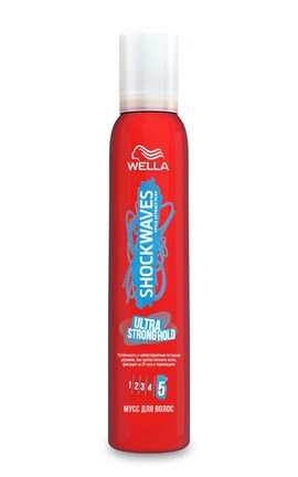 SHOCKWAVES-Мус для волосся Wella Shockwaves Суперсильна фіксація 200 мл-3614226670144-