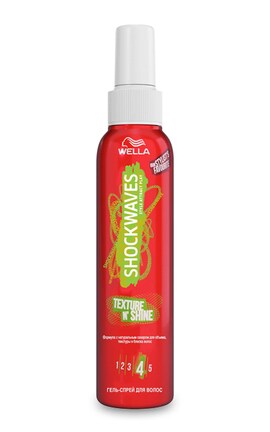 SHOCKWAVES-Гель-спрей для волос Wella Shockwaves Текстура и блеск 150 мл-3614226405609-