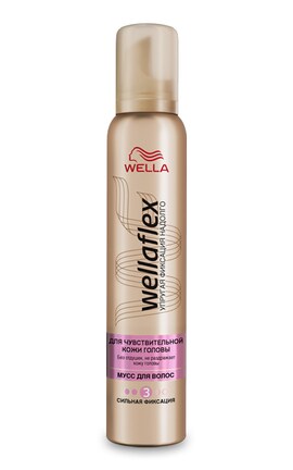 WELLAFLEX-Мусс для волос Wellaflex Без запаха Сильной фиксации 200 мл-8699568541760-