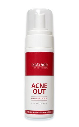 BIOTRADE-Пена для очищения лица Biotrade Acne Out Cleansing Face Foam Для всех типов кожи 150 мл-3800221841294-