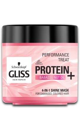 GLISS KUR-Маска для волосся 4 в 1 Gliss Kur Performance Treat Блиск для пошкодженого фарбованого волосся  400 мл-90443077-