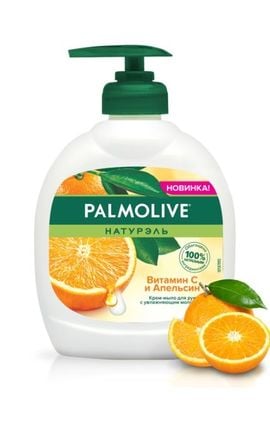 PALMOLIVE-Рідке крем-мило для рук Palmolive Натурель Вітамін C та Апельсин 300 мл-8718951312050-