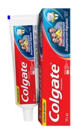 COLGATE-Зубна паста Colgate Максимальний захист від карієсу Свіжа м'ята 100 мл-7891024149164-