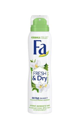 FA-Дезодорант-спрей женский Fa Fresh Зеленый чай 150 мл-9000100936125-