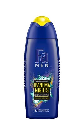 FA-Гель для душа Fa Men Ритмы Бразилии Ipanema Nights мужской 250 мл-4015100217407-