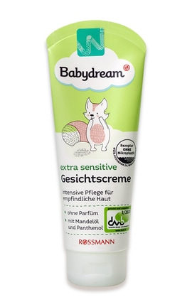 BABYDREAM-Крем для лица и тела Babydream Extra Sensitive Rossmann Для чувствительной кожи 100 мл-4305615851891-