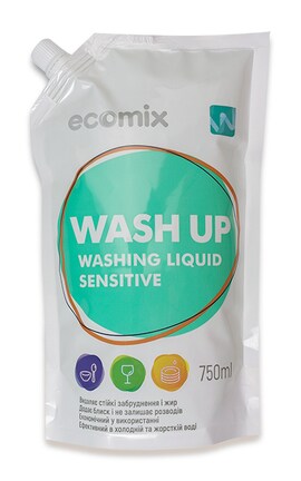 ECOMIX-Средство для мытья посуды Domol Sensitive 750 мл-4820017662758-