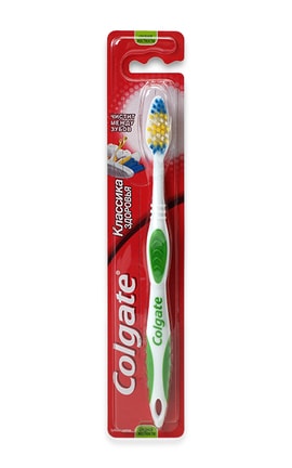 COLGATE-Зубная щетка Colgate Классика Здоровья, средней жесткости 1 шт-8590232000050-