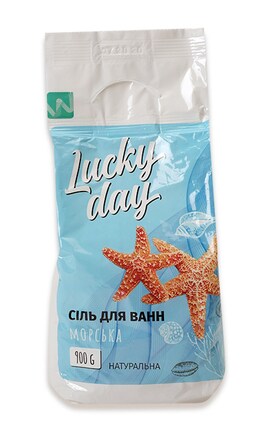 LUCKY DAY-Соль для ванн Lucky Day Естественно 900 г-4820091141354-