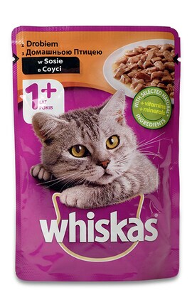 WHISKAS-Консерва для кошенят 2-12 місяців Whiskas з птицею в соусі 100 г-5900951269028-