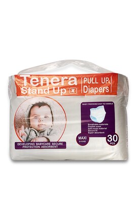 TENERA-Трусики-подгузники детские Tenera Stand up Maxi 8-14 кг 30 шт-8681628151842-