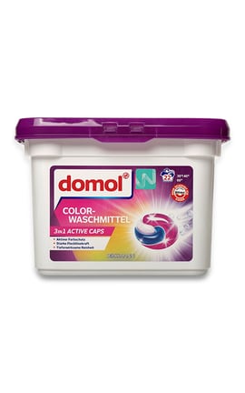 DOMOL-Капсулы для стирки Domol 3 в 1 Color 22 шт-4305615668444-