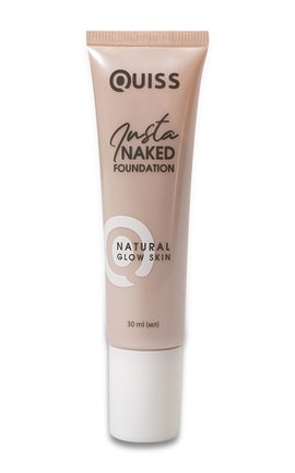 QUISS-Тональный крем для лица Insta Naked Foundation Quiss 01 30 мл-4823097121269