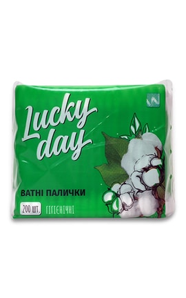 LUCKY DAY-Ватные палочки Lucky Day 200 шт-4752171001268-