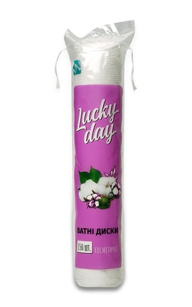 LUCKY DAY-Ватные диски Lucky Day косметические 150 шт-4752171008120-