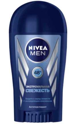 NIVEA-Антиперспирант стек для тела Nivea Men Экстремальная свежесть 40 мл-42107279-