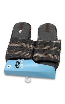 MEN'S CODE-Капці чоловічі Men's Code розмір 40-41 Коричнева клітинка 1 шт-4820182023750-