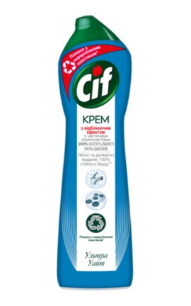 CIF-Крем для чистки Cif Ультра Уайт 500 мл-8714100709047-