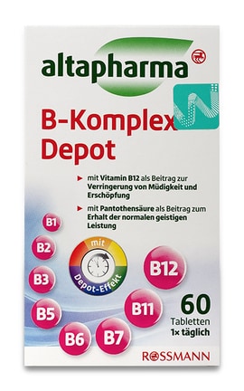 ALTAPHARMA-Дієтична добавка Rossmann Altapharma Вітаміни групи В  60 шт-4305615619484-