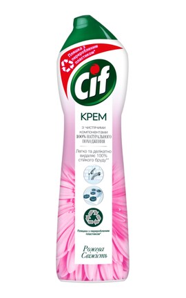 CIF-Крем для чистки Cif Розовая свежесть 500 мл-8712561454131-