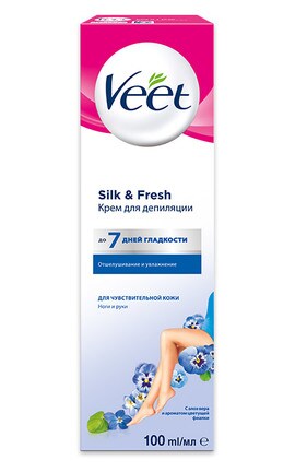 VEET-Крем для депиляции женский Veet для чувствительной кожи 100 мл-4680012390137-