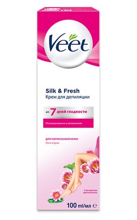 VEET-Крем для депиляции женский Veet для нормальной кожи 100 мл-4680012390113-