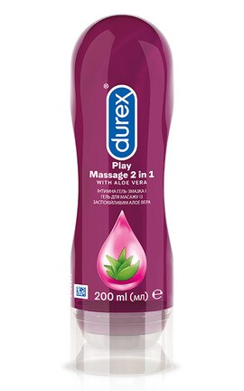 DUREX-Інтимний гель-змазка Durex Play Massage Aloe Vera 200 мл-5038483962657-
