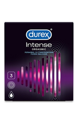 DUREX-Презервативи Durex Intense Orgasmic 3 шт-5052197056068-