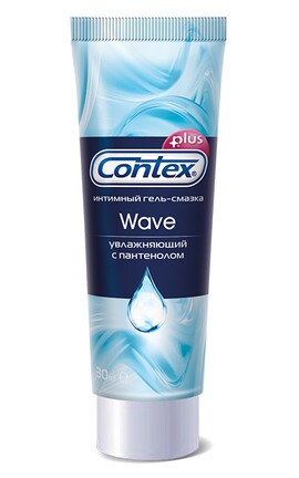 CONTEX-Інтимний гель-змазка Contex Wave зволожуючий з пантенолом 30 мл-5060040304518-