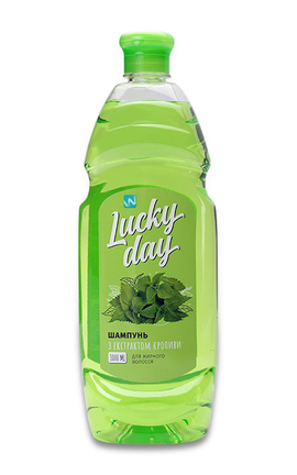 LUCKY DAY-Шампунь для волосся Lucky day з екстрактом крапиви 1000 мл-4820238720060-