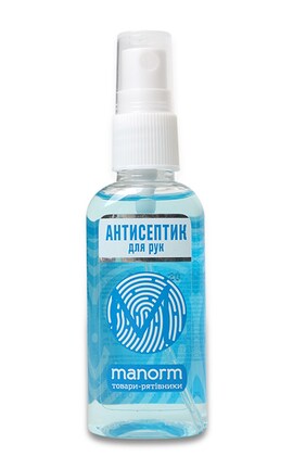 MANORM-Антисептик для рук Manorm Aquamarin 50 мл-4820136730307-