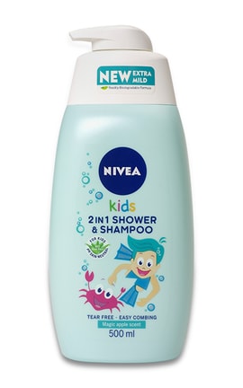 NIVEA-Гель для душа детский Nivea 2в1 для мальчиков 500 мл-5900017071787-