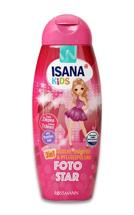 ISANA KIDS-Детский гель для душа и шампунь Isana Kids 300 мл-4068134031990
