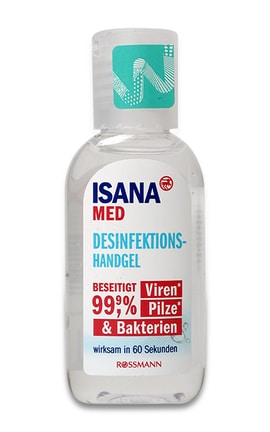 ISANA MED-Дезинфицирующий гель для рук Isana Med 50 мл-4305615776446-