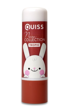QUISS-Гигиеническая помада Quiss Tropic Зайка 5 г-4823097122808-