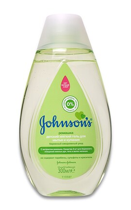 JOHNSON'S-Гель для купания детский Johnson's Baby Ромашка 300 мл-3574669909020-
