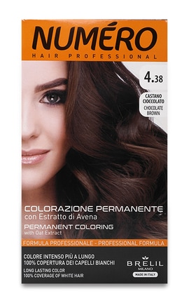 NUMERO-Фарба для волосся Numero Hair Professional відтінок 4.38 1 шт-8011935081349-