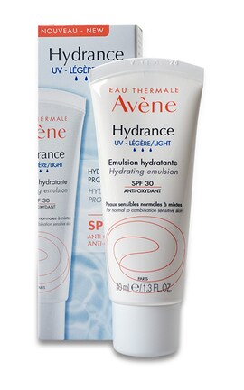AVENE-Емульсія для обличчя зволожуюча Avene Hydrance Hydrating Emulsion з Spf 30 40 мл-3282770208788-
