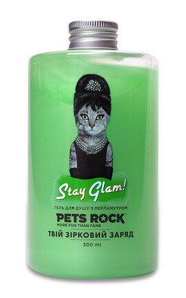 PETS ROCK-Гель для душу з перламутром Pets Rock Stay Glam 300 мл-4820074620272-