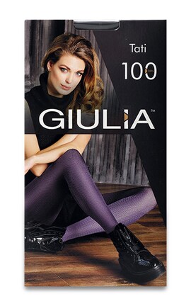 GIULIA-Колготки женские Giulia Tati Nero 100 den 3-M размер 3 1 шт-4823102984292-