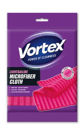 VORTEX-Серветка для прибирання Vortex light&glide з мікрофібри 1 шт-4823071642971-
