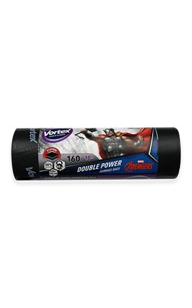 VORTEX-Пакети для сміття Vortex MAX багатошарові Thor чорні 160 л 10 шт-4823071643176-
