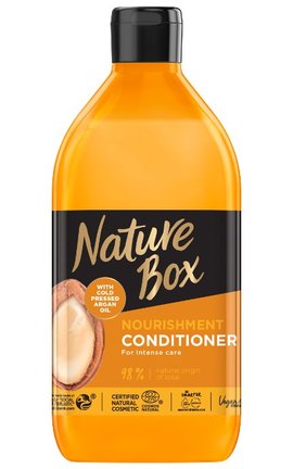 NATURE BOX-Бальзам для волос Nature Box для питания и интенсивного ухода за волосами с аргановым маслом холодного отжима 385 мл-9000101299311-