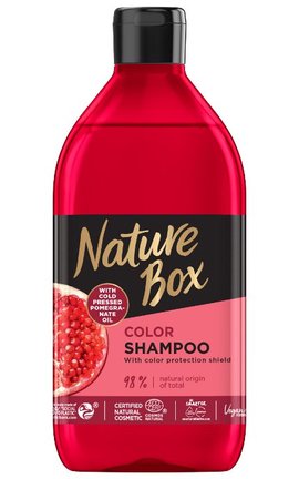 NATURE BOX-Шампунь для волос Nature Box для окрашенных волос с гранатовым маслом холодного отжима 385 мл-9000101229349-