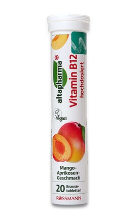 ALTAPHARMA-Растворимые таблетки Altapharma В12 20 шт-4305615614410-
